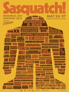 gorge amphitheatre sasquatch festival 2013