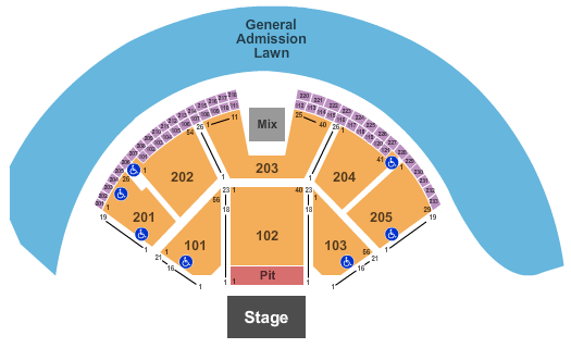 Washington Pavilion Seating Chart