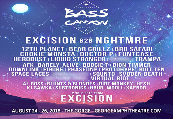 Bass Canyon Festival - Saturday at Gorge Amphitheatre