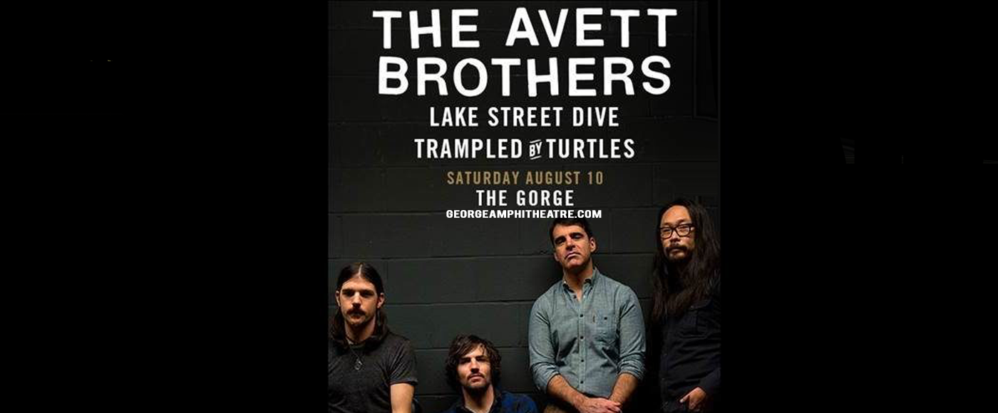 WEEKEND CAMPING: The Avett Brothers at Gorge Amphitheatre tickets WEEKEND CAMPING: The Avett Brothers at Gorge Amphitheatre