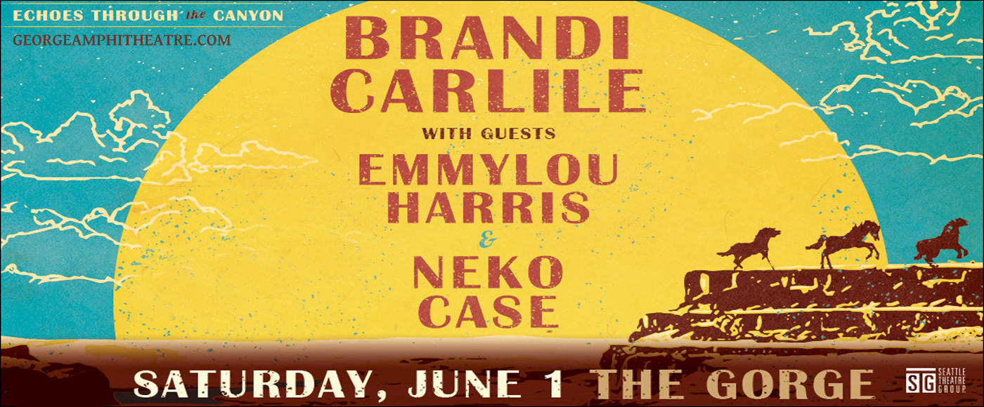 Brandi Carlile - 3 Day Camping Pass at Gorge Amphitheatre