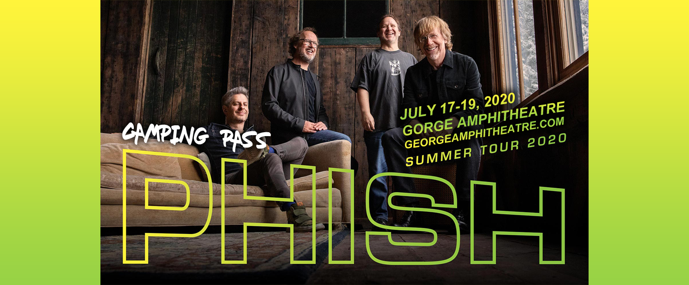 Phish Camping - Weekend Pass (Camping Only) at Gorge Amphitheatre tickets Phish Camping - Weekend Pass (Camping Only) at Gorge Amphitheatre