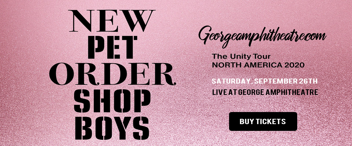 New Order & Pet Shop Boys [CANCELLED] at Gorge Amphitheatre