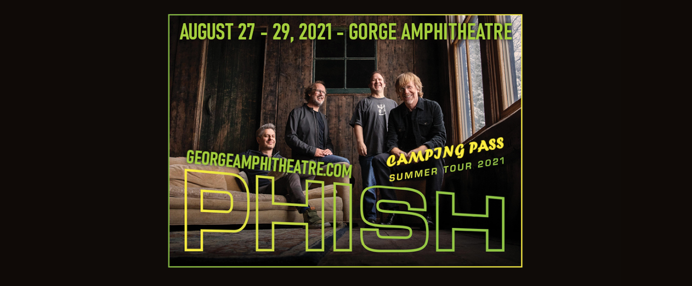 Phish Camping - Weekend Pass (Camping Only) at Gorge Amphitheatre