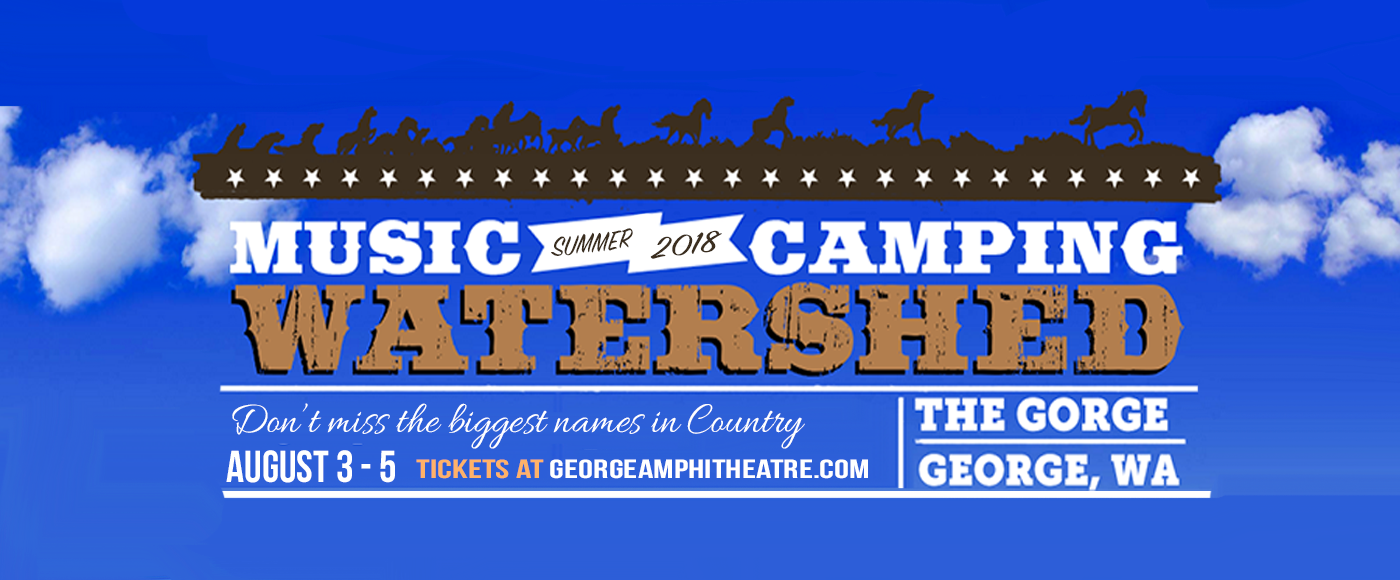 Camping Pass - Watershed Festival (8/3-8/5) at Gorge Amphitheatre