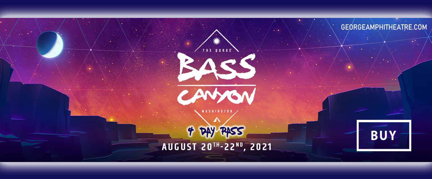 Bass Canyon Festival Camping - 4 Day Pass (8/19 - 8/22) at Gorge Amphitheatre