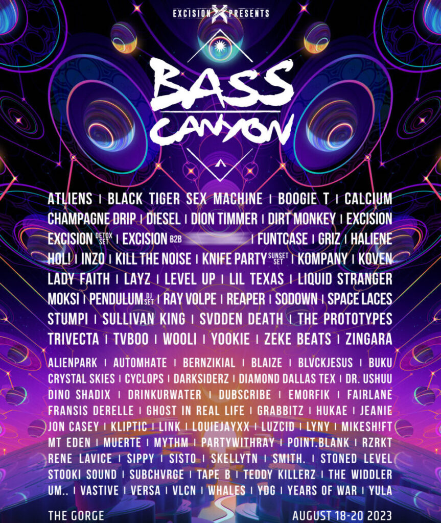 Bass Canyon Festival tickets