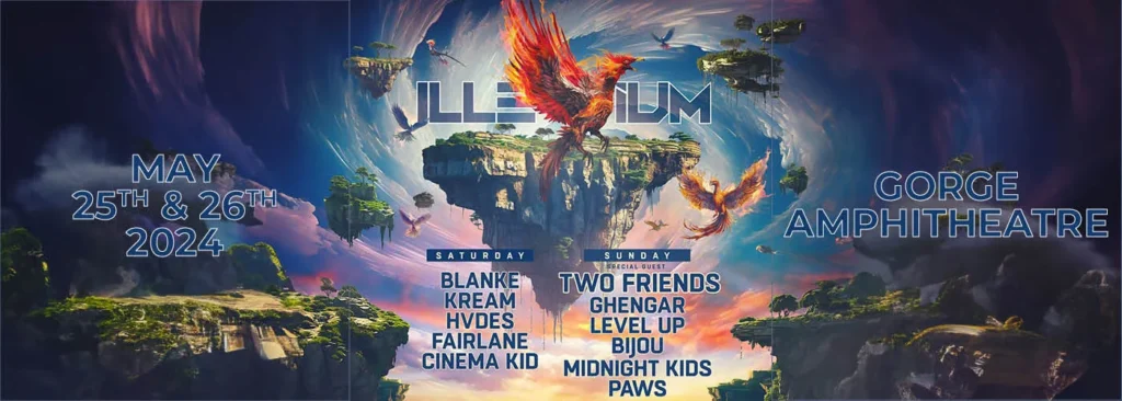 Illenium - 2 Day Pass at Gorge Amphitheatre