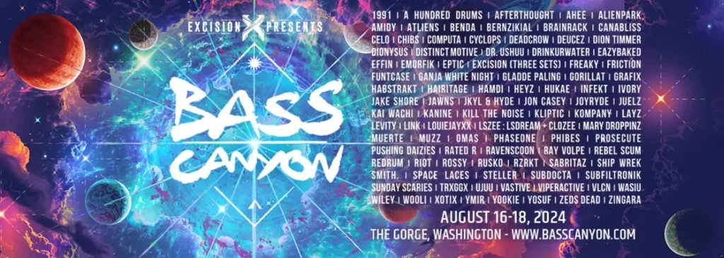 Bass Canyon Festival at Gorge Amphitheatre