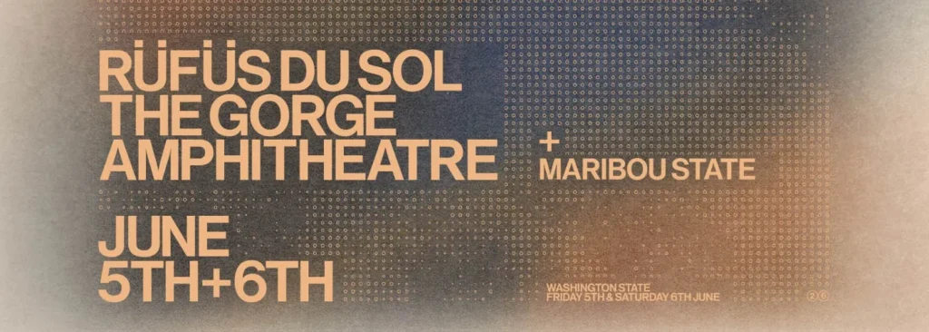 Rufus Du Sol at Gorge Amphitheatre